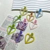 Heart-shaped hair clips, plastic heart-shaped seamless clips, bangs broken hair clips, iron clips Item Picture
